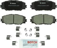 Bosch BC1210 QuietCast Premium Ceramic Disc Brake Pad Set For: Lexus HS250h; Pontiac Vibe; Scion xB, xD; Toyota Corolla, Matrix, Prius V, RAV4, Front