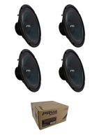 4X 8 Midrange Woofer 4 Ohm 2000 Watts PRV Audio Neo 8MR500-NDY-4 Car Audio