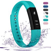 Teslasz Fitness Tracker, Sleep Monitor Calorie Counter Pedometer Sport Activity Tracker for Android and iOS Smart Phone,Teal
