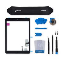 Screen Digitizer Compatible with iPad Air - Fix Kit - Black