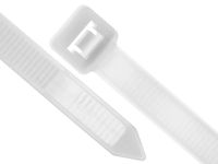 24 Inch Natural Heavy Duty Nylon Cable Tie - 100 Pack