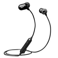 Silicon Power SU3MWASYBP61BT0KAE Bluetooth 4.1 In Ear Headphones, aptX Stereo Headset with Warm Bass Response, In Ear Wireless Earbuds with Mic, IP64 Sweat proof (up to 8 Hour Play Time, Noise Cancelling)