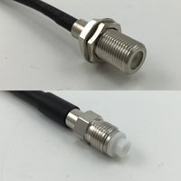 6 inch RG188 F FEMALE to FME FEMALE Pigtail Jumper RF coaxial cable 50ohm Quick USA Shipping