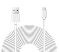 Omnihil 32 Feet 2.0 High Speed USB Cable Compatible with Beats Solo3 Wireless On-Ear Headphones - White