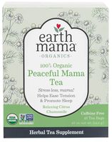 Earth Mama Organic Peaceful Mama Tea Bags for Pregnancy and Beyond, 16-Count
