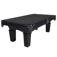 Carmelli Cobra Authentic 3-Piece Slate Regulation 8' Billiards Pool Table with Black Felt and Accessories