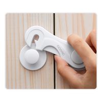 Cabinet Locks - Adoric Child Safety Locks 4 Pack - Baby Safety Cabinet Locks - Baby Proofing Cabinet Kitchen System with Strong Adhesive Tape