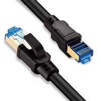 Cat8 Ethernet Cable,SNANSHI Cat 8 Internet Network Cord 15ft High Speed 40Gbps 2000Mhz SSTP 26AWG Outdoor&Indoor CAT8 LAN Cables Shielded Cables for Router, Modem, PC, Switches, Laptop, Gaming, Xbox