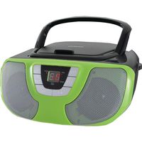 Sylvania Portable CD Player Boom Box with AM/FM Radio (Teal)