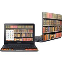Mightyskins Skin Compatible with Samsung Chromebook 3 11.6" - Books | Protective, Durable, and Unique Vinyl Decal Wrap Cover | Easy to Apply, Remove, and Change Styles | Made in The USA