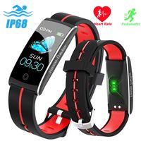 MAXSASI 0.96" Smart Watch for Android iOS, IP68 Waterproof Fitness Tracker with Heart Rate Blood Pressure Sleep Monitor Pedometer Calorie Counter Fitness Watch for Women Men