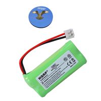 HQRP Phone Battery for AT&T Lucent CL82859, CL84109, CL84209, SL80108, SL81108, SL81208 Cordless Telephone Plus Coaster