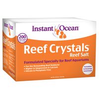 Instant Ocean Reef Crystals Reef Salt, Enriched Formulation for Aquariums, 200 gal
