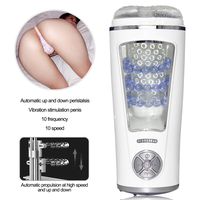 Male Elecrric Massager Kit with Multi Powerful Modes Suction & Vibration Massage Vacuum Pump Tool, Electric Licking Pennis Deep Muscle Massager with Heat and Powerful Vibration Waterproof Massage