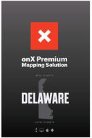 ONX: Delaware Hunting Map for Garmin GPS - Hunt Chip with Public & Private Land Ownership - Hunting Units - Includes Premium Membership Hunting App for iPhone, Android & Web