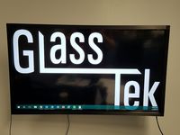 6 Touch Point IR Touch Screen Frame Overlay by GlassTek Inc. (43")