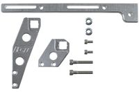 ICT Billet LS1 Adjustable Throttle Cable Bracket For 102mm Fabricated Aftermarket Sheet Metal Intake Cathedral Port Designed and Manufactured in USA Billet Aluminum 551446