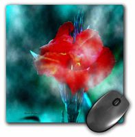 3dRose LLC 8 x 8 x 0.25 Inches Calla in The Mist Mouse Pad (mp_7160_1)