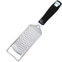 K Basix Cheese Grater & Shredder - Stainless Steel - Razor Sharp Blade - Medium Shred - Ideal Hand Grater for Hard Fruit, Root Vegetables, Nuts, Parmesan Cheese & More!