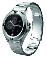 Tiger Smartwatch Stainless Steel Silver with Touch Screen for Android/IOS, with Microphone and Speaker