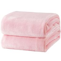 Bedsure Fleece Blanket King Size Pink Lightweight Super Soft Cozy Luxury Bed Blanket Microfiber