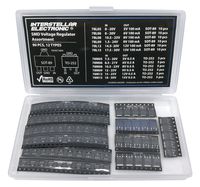 SMD Voltage Regulator Assortment, 5V, 6V, 8V, 9V, 12V, 15V, 100mA, 0.5A
