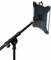 iShot G8 Pro iPad Pro 10.5 Mic Music Stand Tripod Mount Adapter Holder + 360° Locking Swivel Ball Head + 1/4" to 5/8" Thread Reducer Adapter Bushing Converter - Compatible with iPad Pro 10.5 inch Only