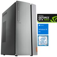 Lenovo IdeaCentre 720 Desktop, Intel Core i7-8700 Upto 4.6GHz, 32GB RAM, 1TB SSD, NVIDIA GeForce GTX 1060, DVDRW, HDMI, DisplayPort, DVI, Card Reader, Wi-Fi, Bluetooth, Windows 10 Pro