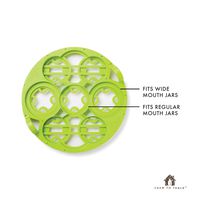 Farm to Table 52510 Dual Canning Rack, Nylon, Quart or Pint Sizes