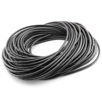 DGZZI Spiral Cable Wrap 6mm 15m Black Spiral Wrap Cable Binding Tidy Leads for TV PC Home Cinema CCTV Wires