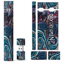 JUUL Skin Colorful Pattern Series Sticker for JUUL | 1 Skins + 1 Alcohol Prep Pads (275)