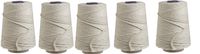 Regency Natural Cooking Twine 1/2 Cone 100% Cotton 500ft, 5 Pack
