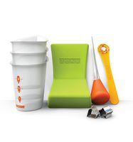 Zoku Quick Pop Tools, 8-Piece Set for Creating Unique Popsicle Designs, Step by Step Instructions
