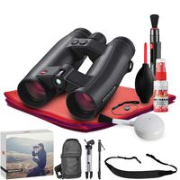 Leica 8x42 Geovid HD-B 3000 Rangefinder Binocular (Black) - Exclusive Outdoors Binoculars Kit
