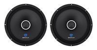 (2) Rockville RXM108 10" 1200w 8-Ohm SPL Car Midrange Mid-Bass Speakers w/Bullet