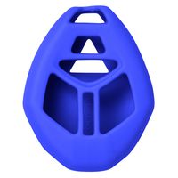 Keyless2Go New Silicone Cover Protective Case for Remote Key with FCC OUCG8D-620M-A - Blue