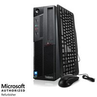 Wireless Desktop Computer PC, Intel Core i5 3.2-GHz, 8GB RAM, 2TB HDD, Keyboard, Mouse, DVD, WiFi, Bluetooth, Windows 10, Compatible with Lenovo ThinkCentre M90 (Renewed)