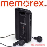 Memorex AM/FM Portable Pocket Radio MR4240 - Black (Certified Refurbished)