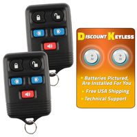 Discount Keyless Replacement Key Fob Car Remote Compatible with CWTWB1U511, CWTWB1U551 (2 Pack)