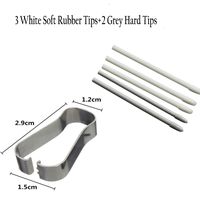 Eagelwireless Stylus S Pen Replacement Tips Nibs for Samsung Galaxy Tab S3 9.7/Galaxy Tab S4/Samsung Chromebook/Galaxy Book (Tips-White)