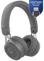 Thore Bluetooth iPhone Headphones with Lightning Connector - Lightweight Adjustable On Ear Wireless Earphones (MFI Certified) for Apple iPhone X, XR, XS Max, 11 Pro (C150 Grey)