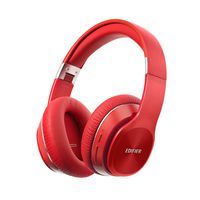 Edifier W820BT Bluetooth Headphones - Foldable Wireless Headphone with 80-Hour Long Battery Life - Red
