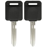 AmericanAutomotiveSupply - 2 New Uncut Replacement Transponder Ignition Chip Car Keys for Select Nissan N104