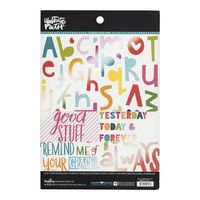 Illustrated Faith - Clear Fashion Pad - Alphabet