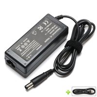 BatteryMon AC Power Adapter Charger 18.5V 3.5A 65W for HP PPP009L ED493AA PA-1650-02HN 463552-001 463958-001 384019-003 (Tip Size: 7.4x5.0mm)
