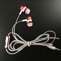 Adidome Unisex General Stereo In-Ear Earphones Earbuds Handsfree Wired Sport Headset (Red)
