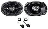 JVC Front Factory Speaker Replacement Kit for 2003-05 Dodge Ram 2500/3500