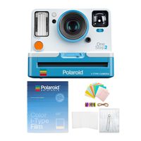 Polaroid Originals OneStep2 Viewfinder i-Type Camera (Summer Blues) with i-Type Color Film and Accessory Bundle (3 Items)