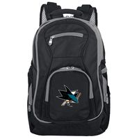 NHL San Jose Sharks Colored Trim Premium Laptop Backpack
