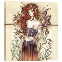 Tree-Free Greetings Wall Flower Fairy EcoArt Wall Plaque, 11.2 x 0.5 x 11.2 Inches (AP83564)